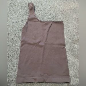One shoulder tank top